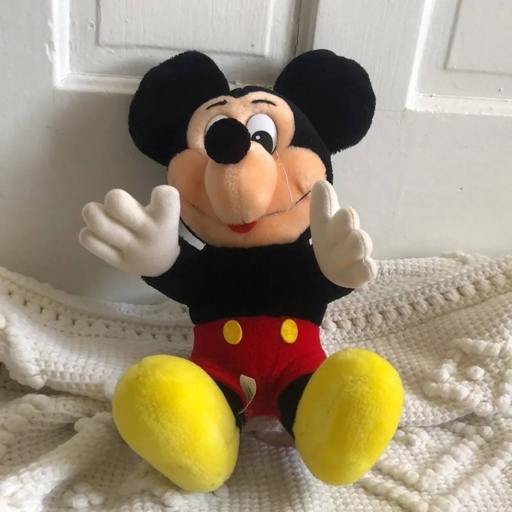 Vintage Mickey Mouse Disney Plush Stuffed Animal Toy - Picture 2 of 7